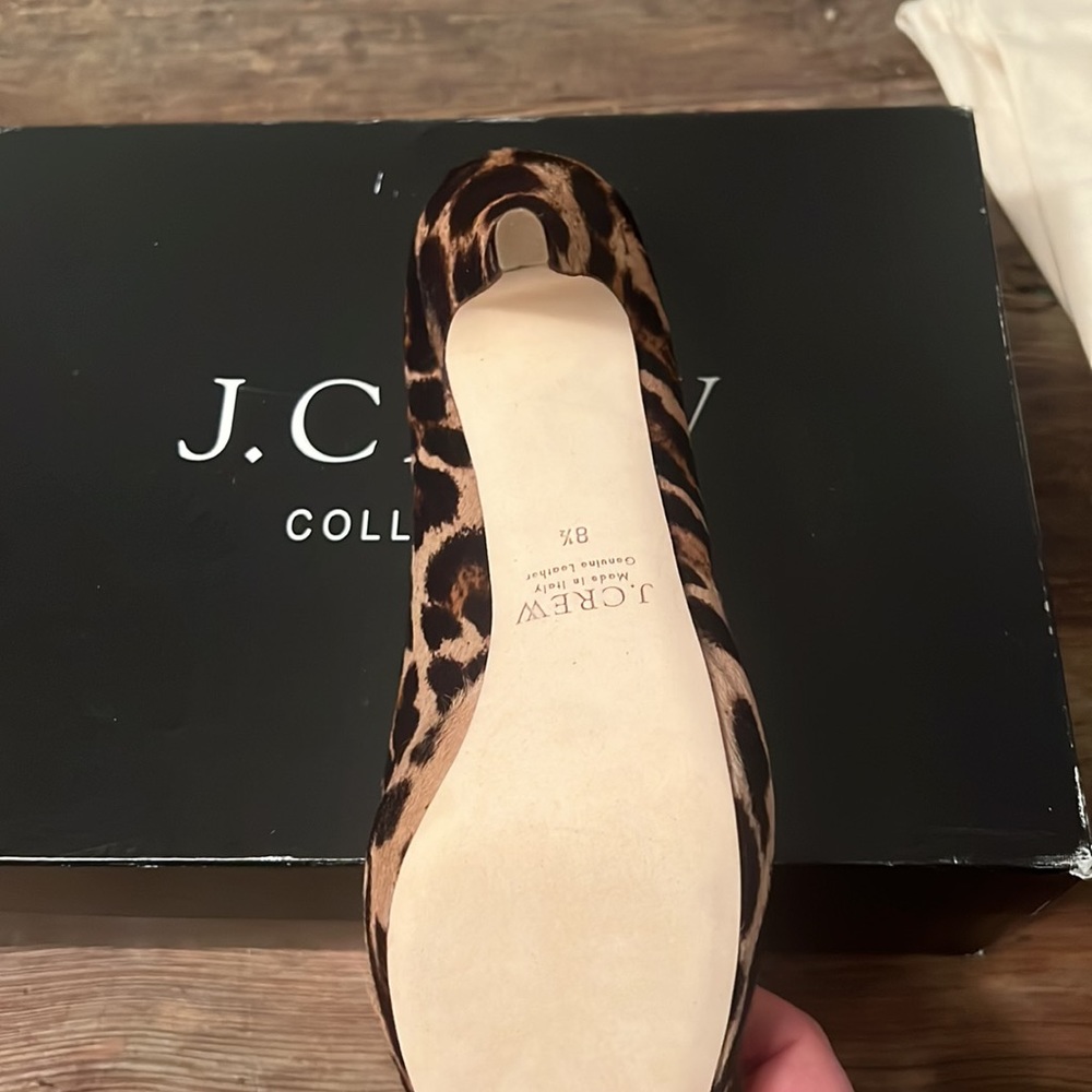 J Crew Collection leopard 🐆 heel - Picture 3 of 8